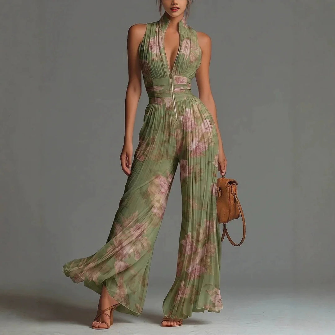 ISBEL ELEGANT FLORAL JUMPSUIT