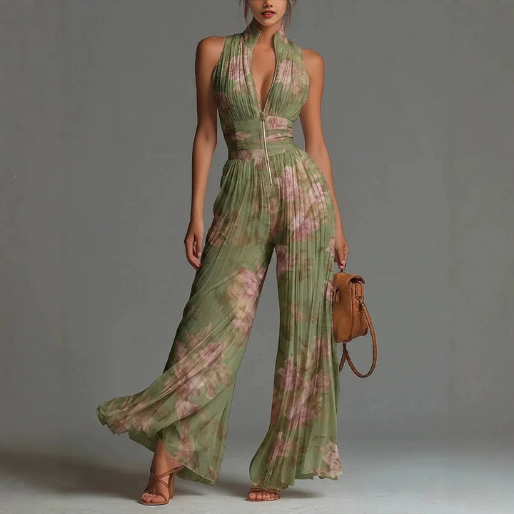 ISBEL ELEGANT FLORAL JUMPSUIT