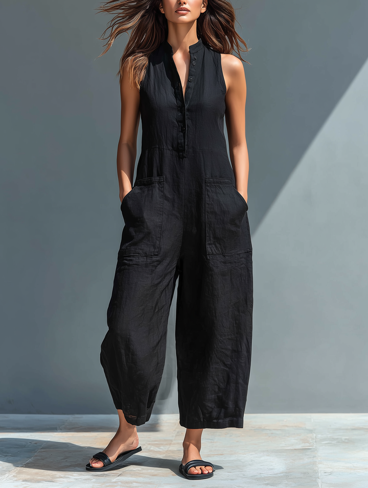 LUCINDA | ELEGANT SLEEVELESS JUMPSUIT