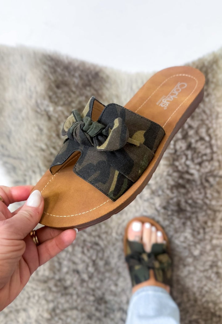 EVELYNE |  CAMO TOO CUTE SANDALS