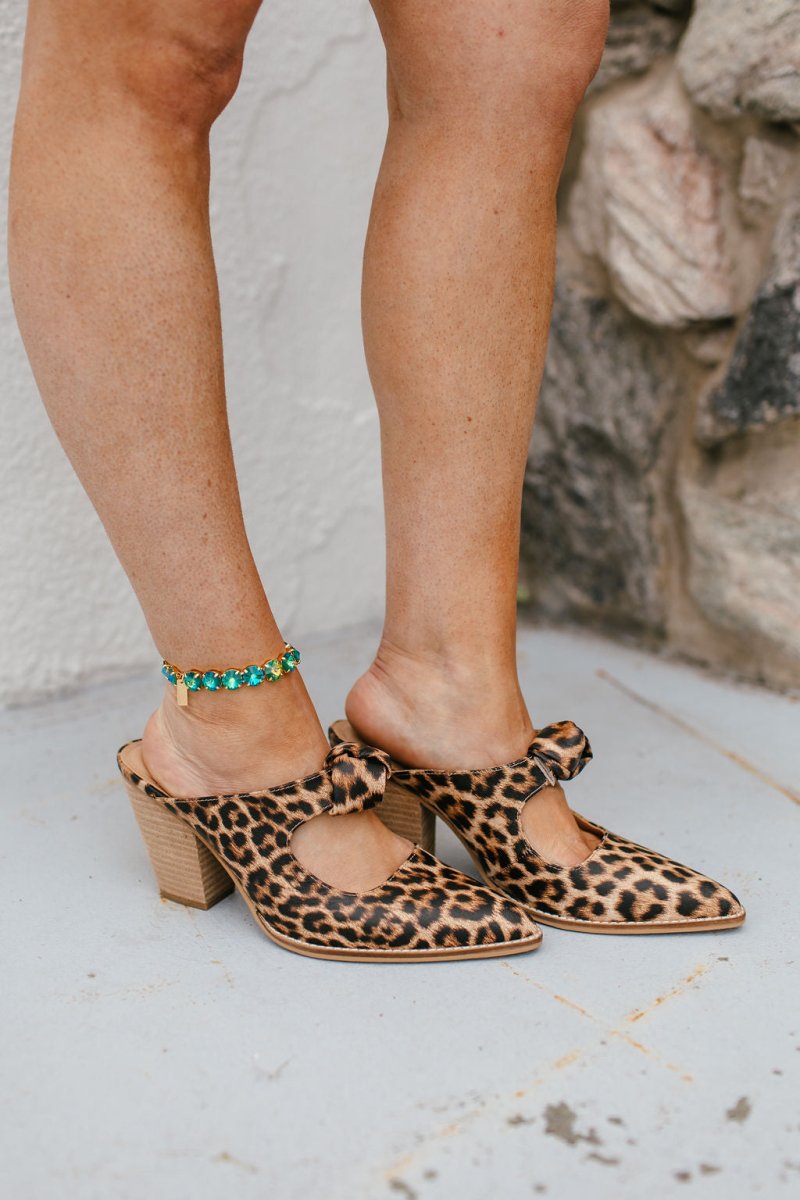 BROOKE | LEOPARD KNOT GONNA HAPPEN HEELS