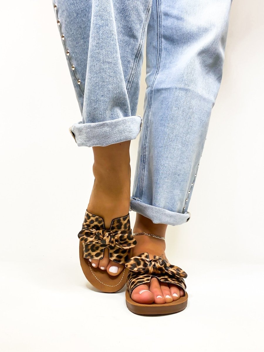 EASE | LEOPARD TOO CUTE SANDALS