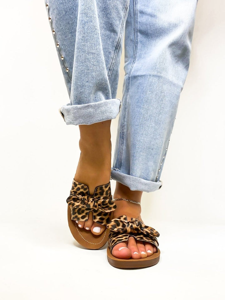 EASE | LEOPARD TOO CUTE SANDALS