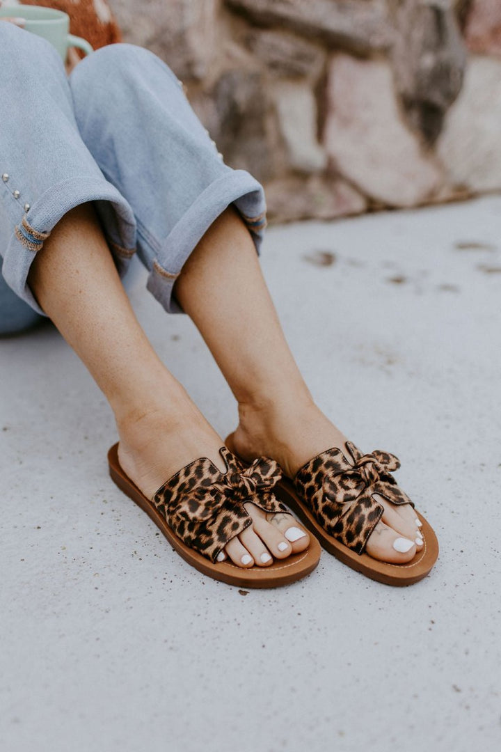 EASE | LEOPARD TOO CUTE SANDALS
