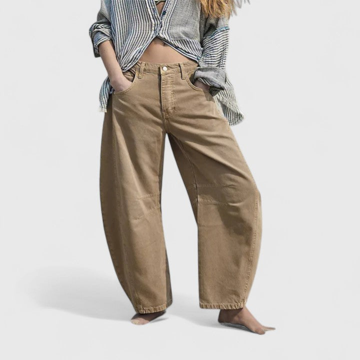 RAIN | COMFORTABLE WIDE-LEG PANTS
