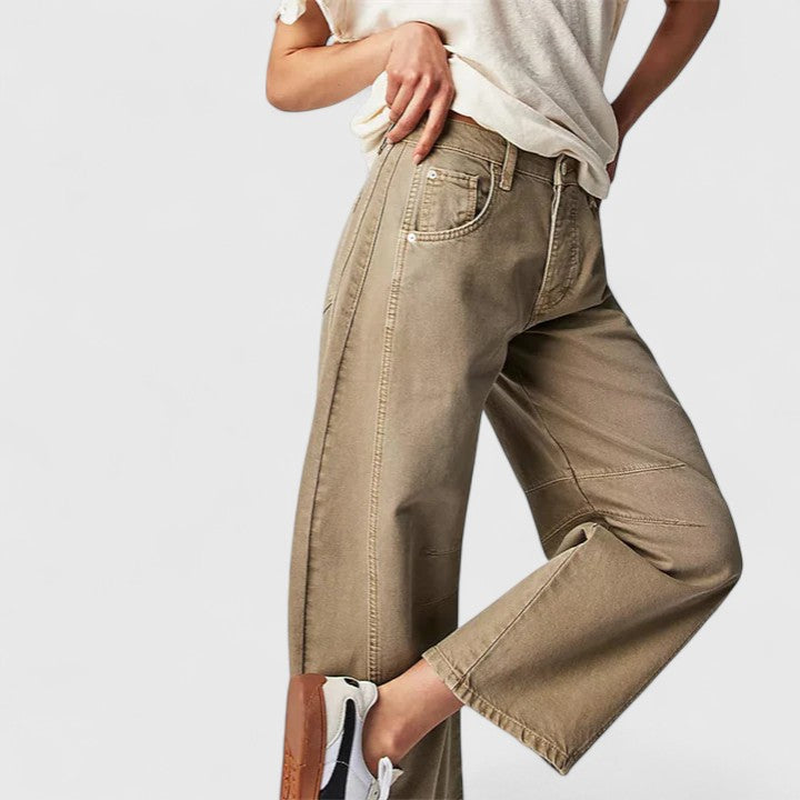 RAIN | COMFORTABLE WIDE-LEG PANTS