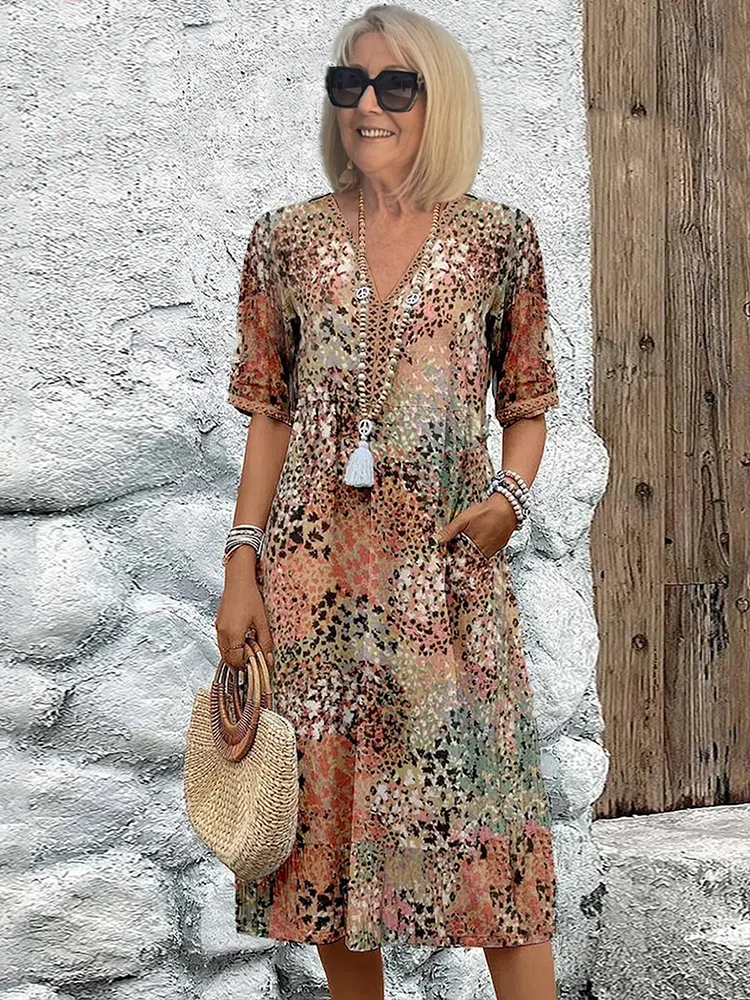 RACHEL |  VIBRANT MIDI DRESS