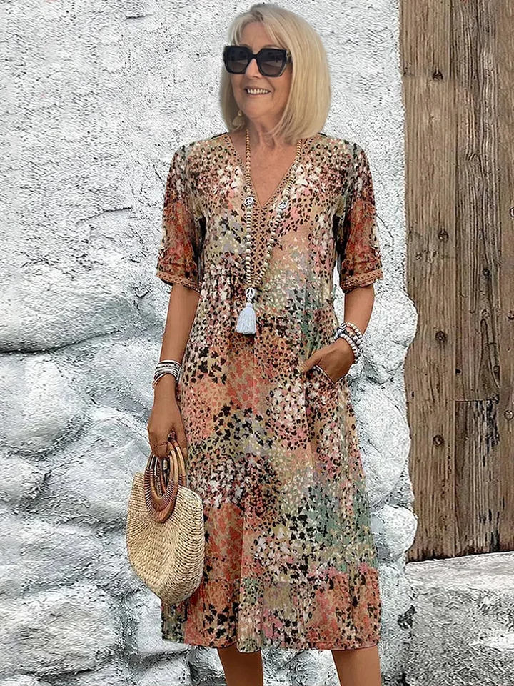 RACHEL |  VIBRANT MIDI DRESS