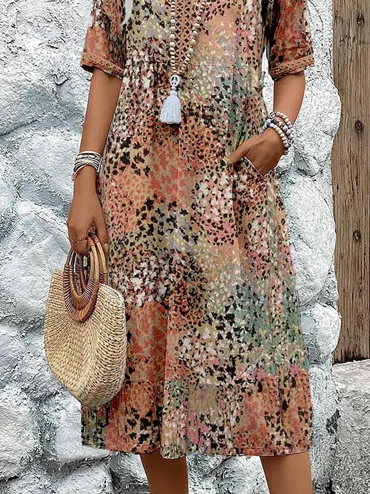 RACHEL |  VIBRANT MIDI DRESS