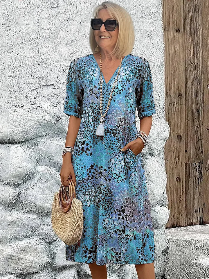 RACHEL |  VIBRANT MIDI DRESS