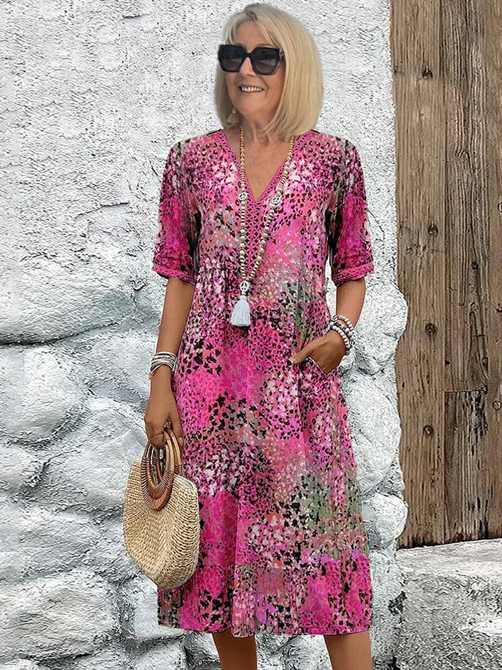 RACHEL |  VIBRANT MIDI DRESS