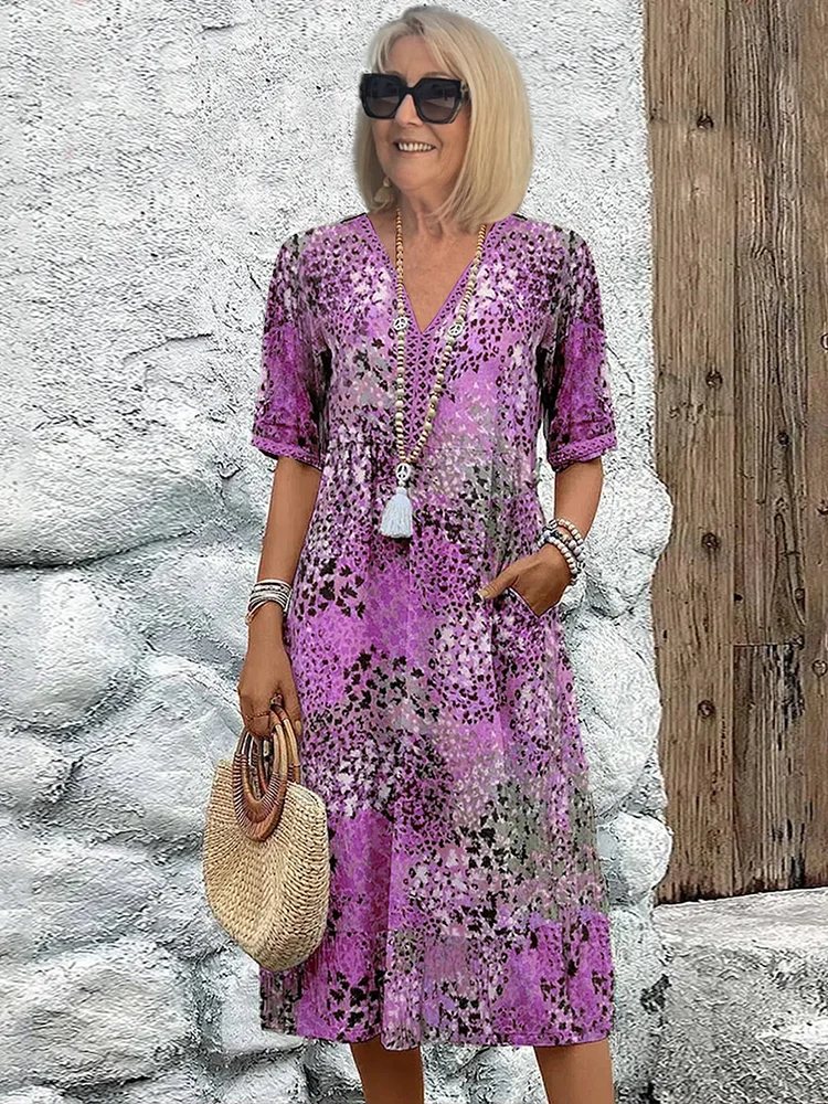 RACHEL |  VIBRANT MIDI DRESS