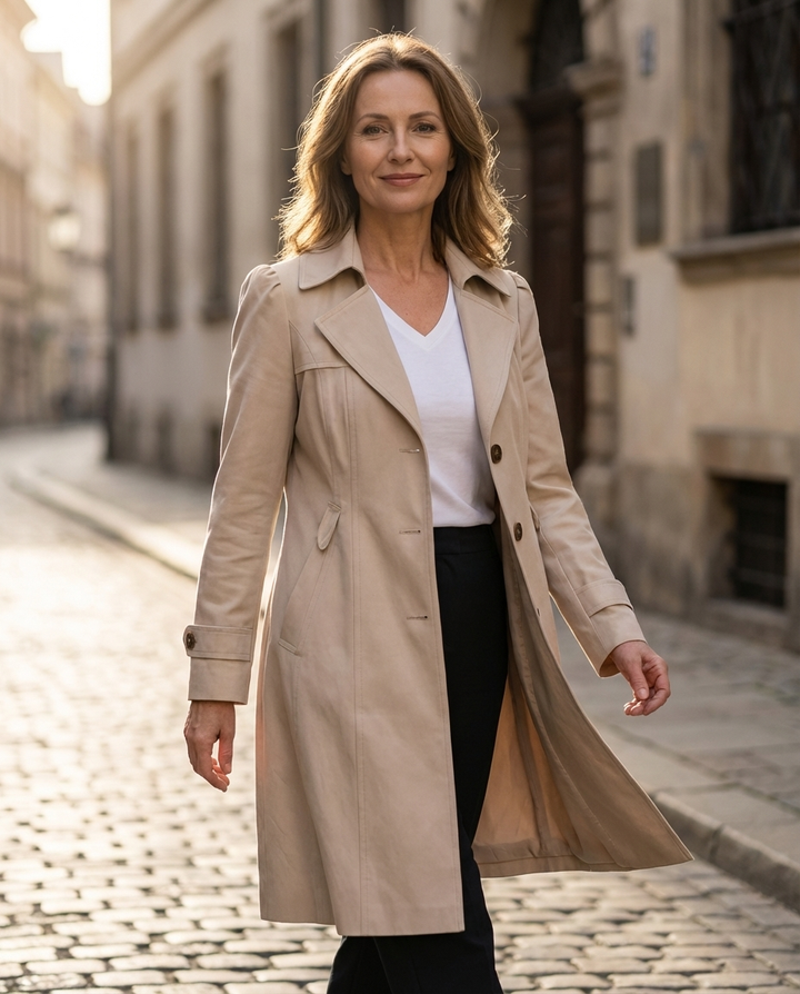 OLIVIA – ELEGANT VINTAGE SUMMER COAT