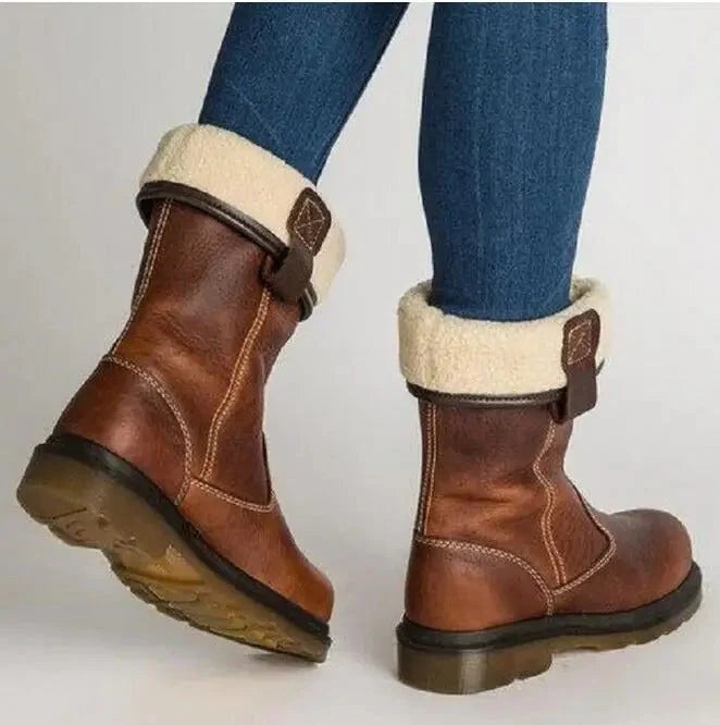 Lined Leather Boots