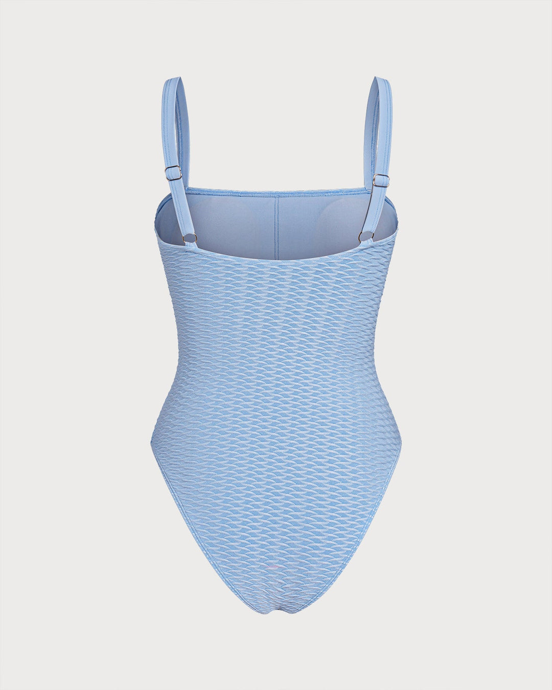 MARY | BLUE O-RING BANDEAU ONE PIECE SWIMWEAR